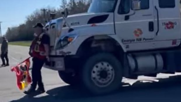 RCMP investigate after N.B. Power truck pushes striking worker at Base Gagetown