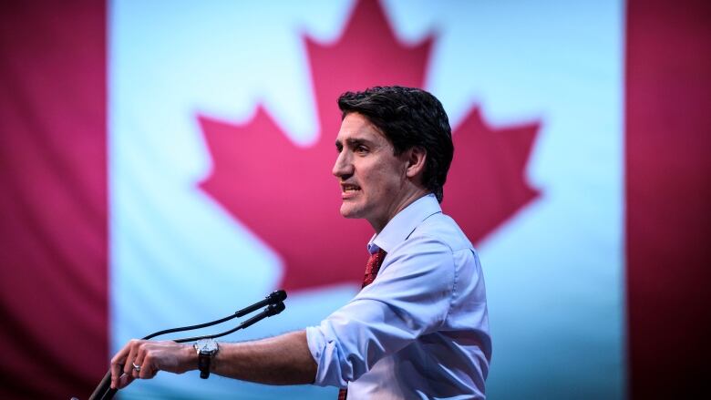 Prime Minister Justin Trudeau makes a keynote address at the 2023 Liberal National Convention in Ottawa, on Thursday, May 4, 2023.