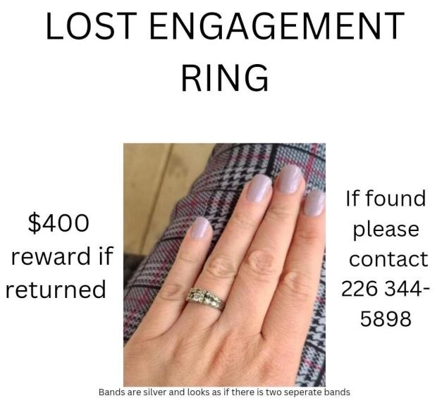 Bridetobe heartbroken over loss of heirloom wedding ring at Windsor