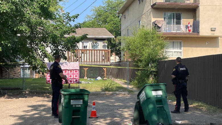 Cops in alley
