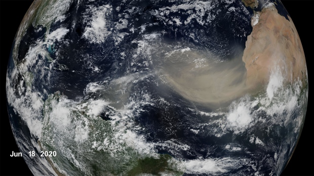 Sand from the Sahara Desert causing recent lull in the hurricane season: scientists; In June 2020, a "Godzilla" dust plume travelled from the Sahara, the planet's largest, hottest desert, across the Atlantic ocean to North America\.