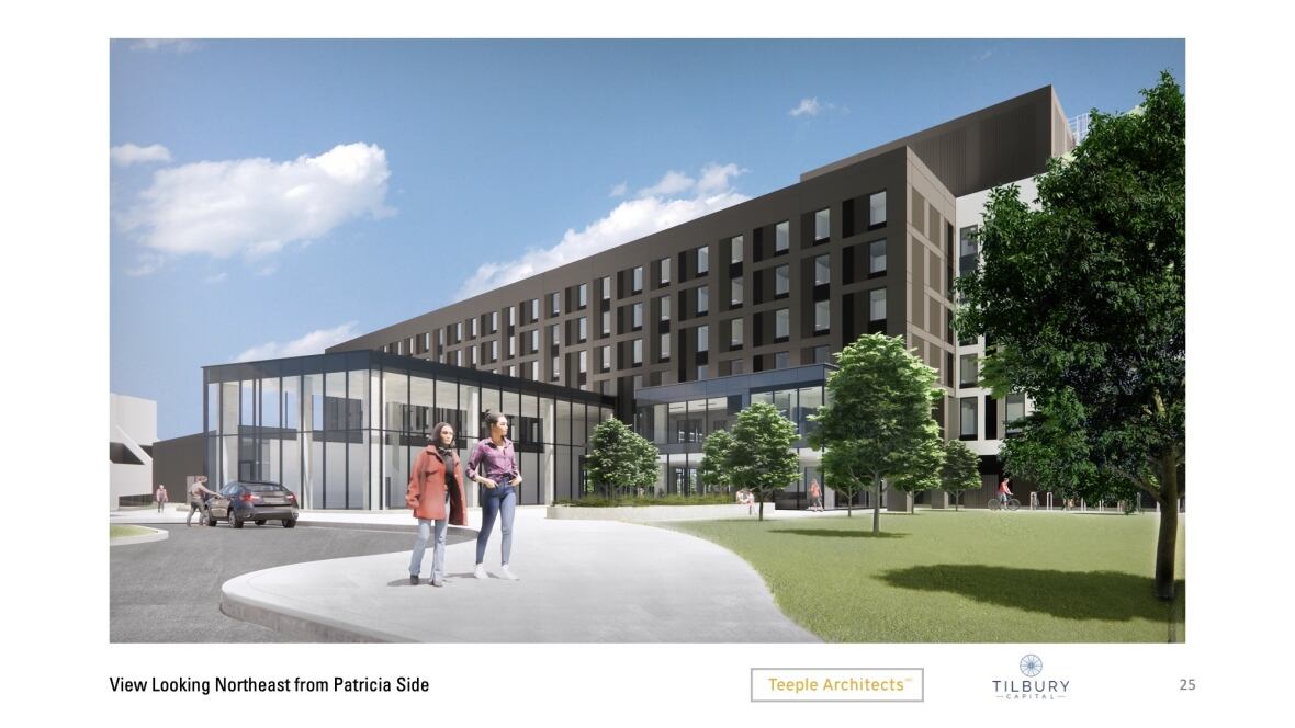 A rendering of the new residence coming to the campus of the University of Windsor.
