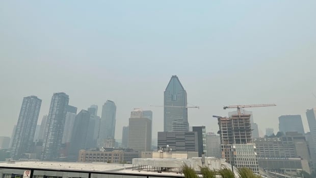 Poor air quality in Montreal from Quebec wildfires forces event cancellations