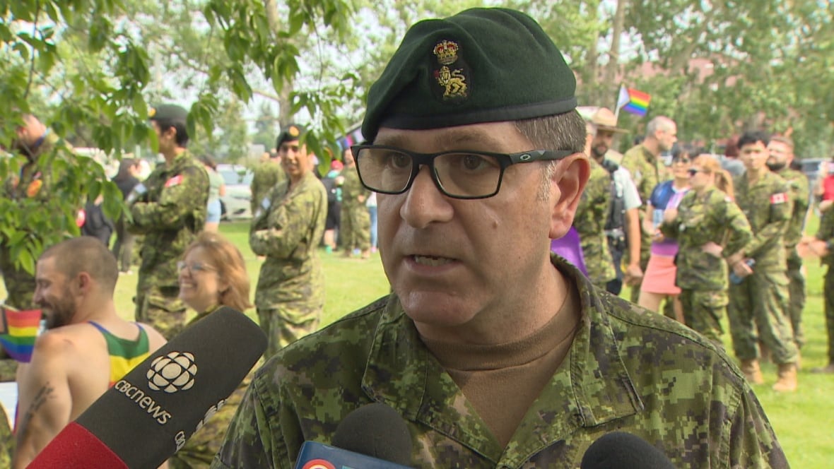 CFB Edmonton Pride parade promotes diversity, inclusion CBC News