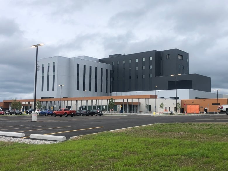 Corner Brook's new hospital is complete but won't be open for several