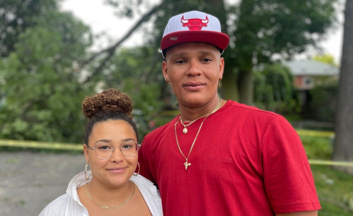 Tree falls on car in Etobicoke park during severe weather but man