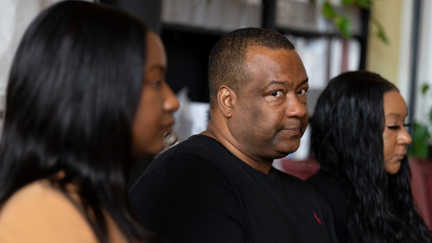 Black Montreal family removed from Air Canada flight alleges racial profiling; Keith Wright, centre, is flanked by his daughters Kelsey Smith-Wright, left, and Jodi Smith-Wright, at a press conference in Montreal, Tuesday, Aug\. 29, 2023\. The family has filed a complaint to the Canadian Human Rights Commission for racial profiling against Air Canada after the airline forced nine members of their family off a flight to Orlando on July 28, 2023\.