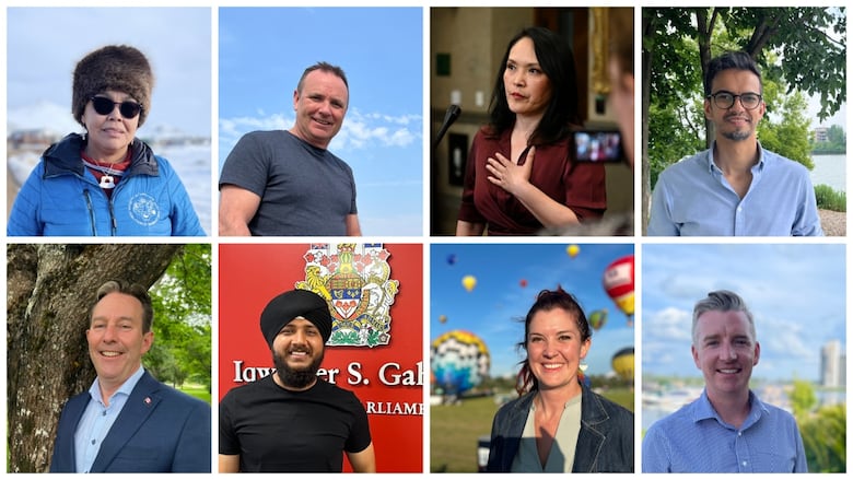 A series of headshots of members of parliament.