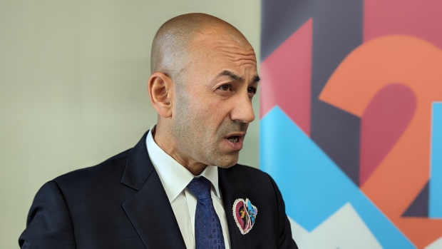Opposition parties blast Yukon government's handling of Whitehorse shelter; Yukon Premier Ranj Pillai speaks to reporters Wednesday\. Pillai faced demands from opposition parties to quickly act to fix safety and noise issues outside the Whitehorse Emergency Shelter\.