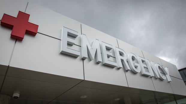 Trying to cut ER wait times, N.S. adds fast-track option to some hospitals; The emergency department sign at Aberdeen Hospital in New Glasgow, N\.S\., is shown in 2017\.