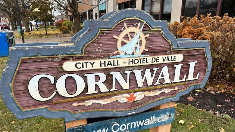 City of Cornwall sign November 2023