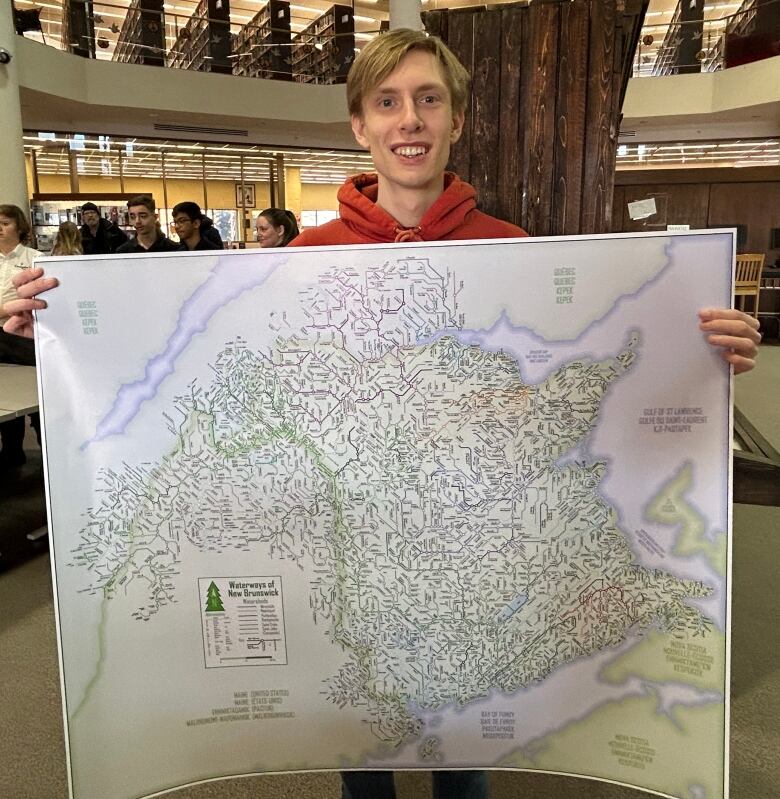 Next stop Bartibog Map depicts rivers of New Brunswick as giant subway