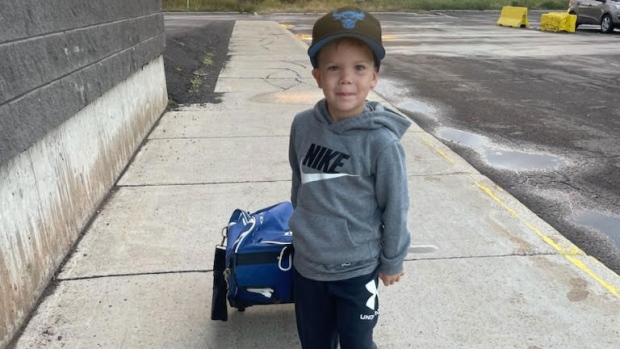 Moncton hockey community mourns loss of 5-year-old Tate 'Tater Tot' Hughes; Tate Hughes, five, of Moncton, 'was the perfect definition of a little ray of sunshine,' according to his obituary\.