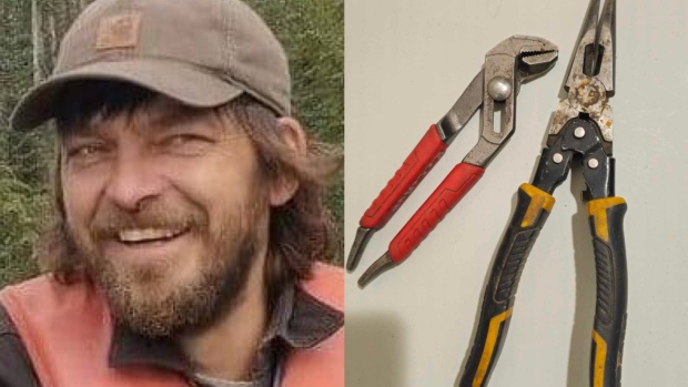 With no dentist in town, Yukon man desperately tries a DIY fix — using pliers; Mike Najman of Dawson City, Yukon, and the tools he used to attempt to pull one of his teeth\.