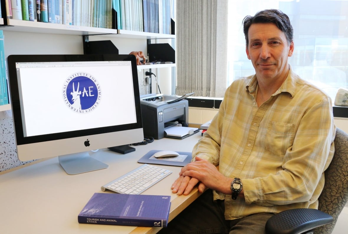Photo of a man at a desk