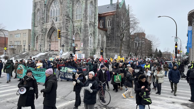 Protesters take to Montreal's streets to oppose Quebec housing bill; Protesters gathered in Montreal's La Petite-Patrie neighborhood to call for the resignation of Quebec's Housing Minister and an end to bill 31\.