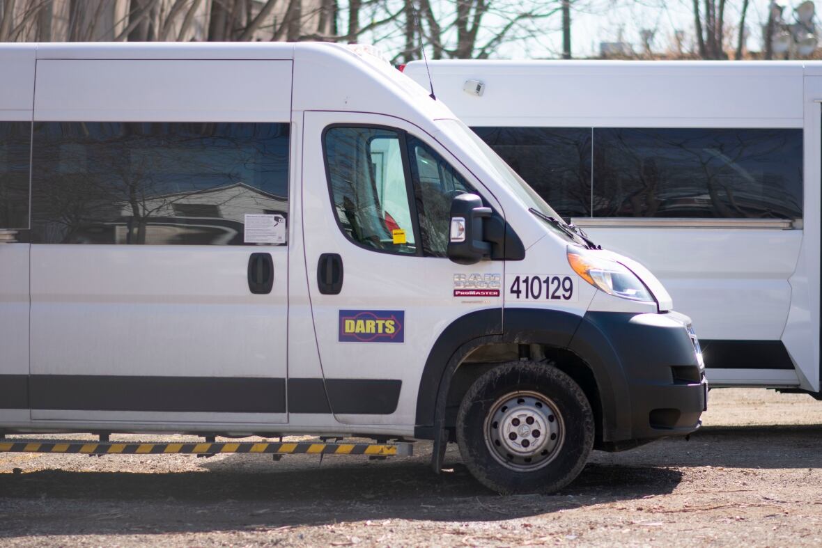 A parked DARTS vehicle.