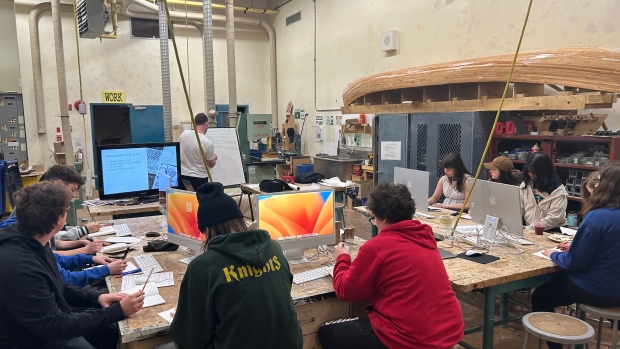 Amendment to Yukon's Education Act offers credit to students who take local courses; Robert Service students in Dawson City have been working on designing and modelling low-carbon, disaster-resistant houses with teacher Peter Menzies this year\.