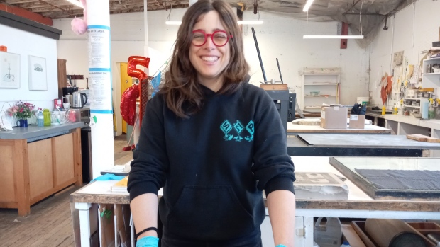 This plucky print shop is 50 years old — and is still one of N.L.'s best-kept secrets; Executive director Christeen Francis says she enjoys woodcut printmaking because wood influences how the artwork turns out\.