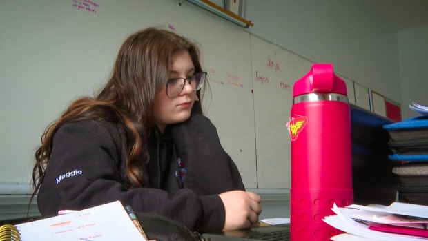 She's the prom king, queen and everything in between: Meet the only high school grad in King's Cove this year; Maggie Long is doing six high school courses online this year\. She's been the only person in her grade at St\. Mark's School in King's Cove since Grade 3\.