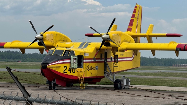 Quebec's Port-Cartier maximum security prison evacuated as wildfire burns; Quebec's forest fire prevention agency, or SOPFEU, said late Saturday that several fires remained out of control near Port-Cartier and Sept-Îles, although favourable winds had slowed their progression toward the communities\. 