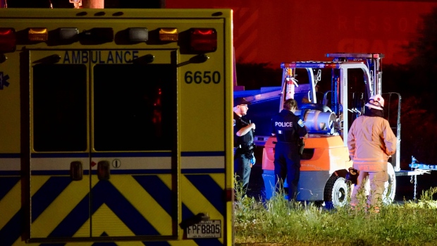 Man, 53, dies in workplace accident in Varennes, Que.; The 53-year-old man was pronounced dead at the scene\. 
