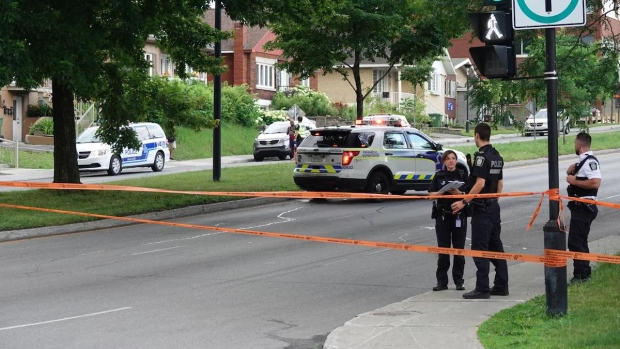 Motorcyclist, 56, dies after collision with car in Ahuntsic-Cartierville; Police erected a perimeter at the scene of the crash\.