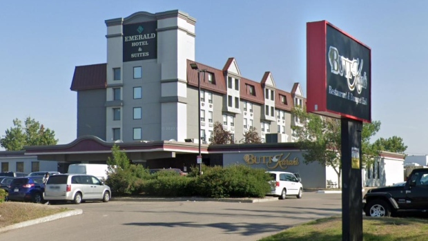Kidnapping victim escaped after 3 days of confinement, police say in announcing charges; The Emerald Hotel & Suites is located in the Sunridge community, in northeast Calgary\.