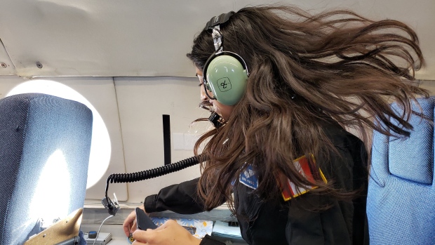 Edmonton doctor set to be first Canadian woman to become a commercial astronaut; Dr\. Shawna Pandya tests a novel biomonitoring device in 0g during the 2019 IIAS microgravity campaign in partnership with Isansys, Stark Industries, and the National Research Council of Canada\.