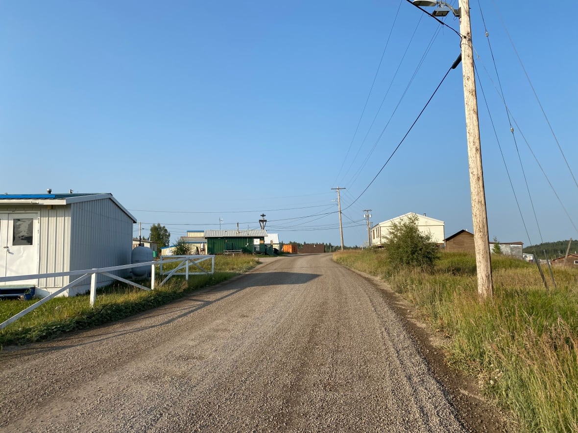 A country road.