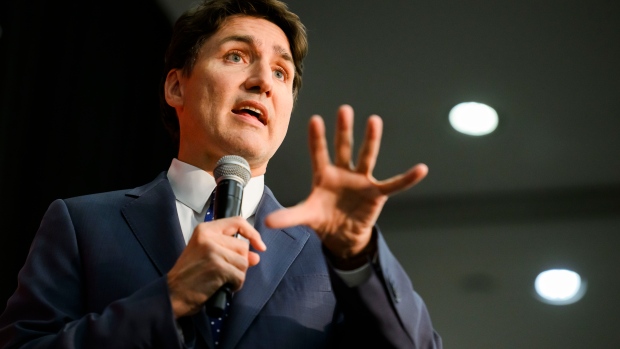 Premiers gather in Halifax with a message for Trudeau: stick to your lane; Prime Minister Justin Trudeau appears at a Liberal Party fundraiser in Markham, Ont\. on Friday, June 28, 2024\.