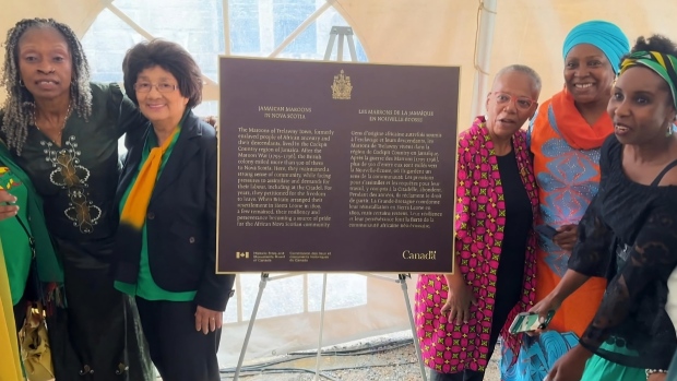 Halifax's Emancipation Day ceremony pays tribute to Jamaican Maroons; A plaque was unveiled at Citadel Hill to commemorate the national historic significance of the contributions made by Jamaican Maroons during their time in Nova Scotia\.