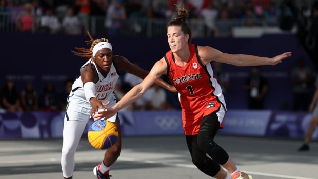 Canada falls to Spain, U.S. in Olympic women's 3x3 basketball