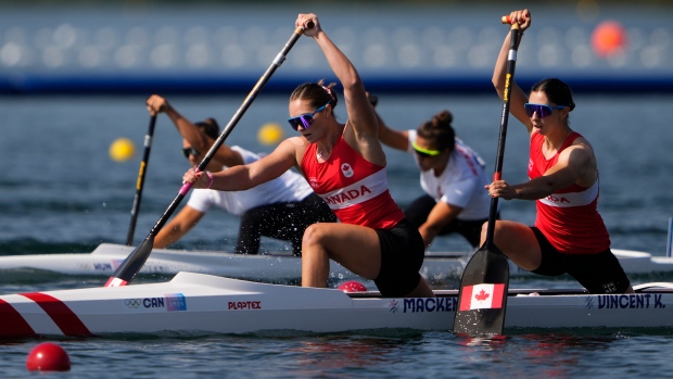 Watch Canada's Vincent, MacKenzie go for gold in Olympic canoe final; 