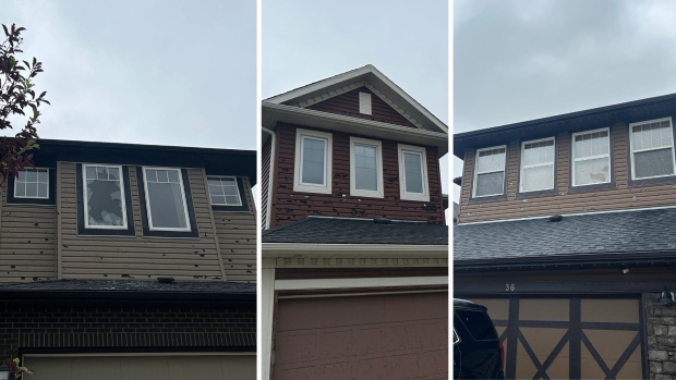 Province urged to adjust building codes in wake of another destructive Calgary hailstorm; Homes in the community of Evanston experienced extensive damage from the aggressive hail that battered the region\.