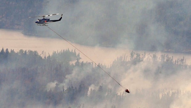 Large northwestern Ontario forest fire prompts evacuation