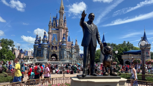 The downside of Disney+; Costco crackdown: CBC's Marketplace cheat sheet; People gather at the Magic Kingdom theme park before the "Festival of Fantasy" parade at Walt Disney World in Orlando, Florida, U\.S\. July 30, 2022\. REUTERS/Octavio Jones 