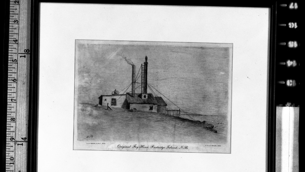 Meet New Brunswick's 'misplaced genius' who invented the steam fog horn; Robert Foulis invented the steam fog horn\. A sketch of the original steam fog horn on Partridge Island is pictured\. 