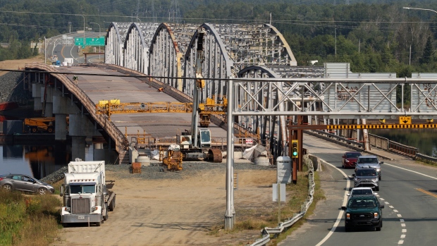 Province to save Miramichi bridge as link for off-road-vehicle trails; The old Anderson Bridge, right, on Route 8 in Miramichi is being replaced by a new structure expected to be complete later this year\.