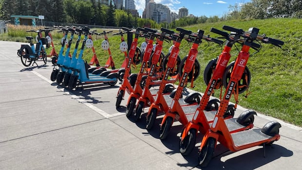 How safe is it to ride an e-scooter in Edmonton?