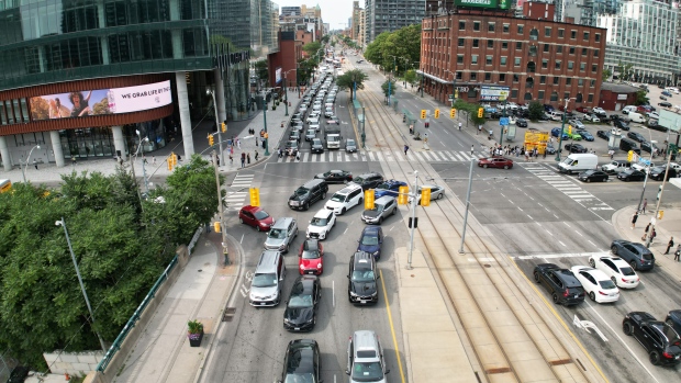 Toronto quadrupling traffic agents to fight congestion: mayor; Toronto city councillors are being asked to spend more on their Vision Zero road safety plan this year\. The increased funding would pay for intersection safety redesigns and other traffic calming measures\.