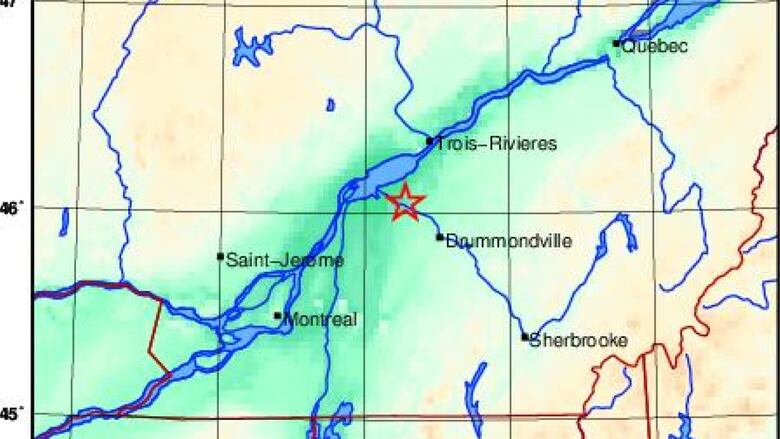 Earthquake today near montreal qc