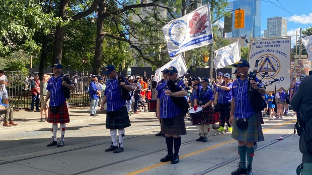 Workers, unions, politicians out at Toronto Labour Day parade; Union members and workers from across the GTA gathered downtown Monday for Toronto's 2024 Labour Day parade\.