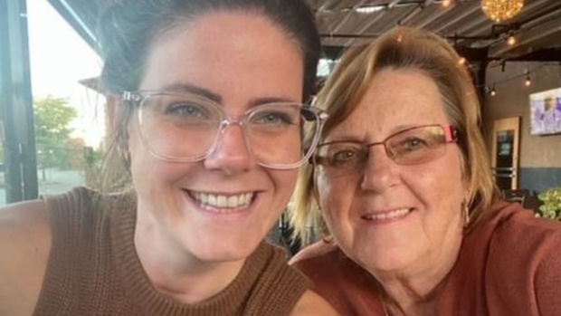 Family urges province to heed jury's findings on gaps in system after inquest on mother's suicide; Two women posing for a selfie\.