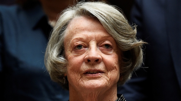 Masterful, scene-stealing actor Maggie Smith dead at 89; Maggie Smith poses for the media at a hotel in central London on Aug\. 13, 2015\.  