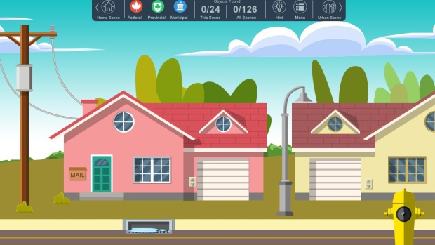 Regina-based developer's new game aims to help both kids and adults understand how governments work; A screenshot from the free online game Jurisdictions: Canada Educational Game, which aims to help people understand how the different levels of government work\.