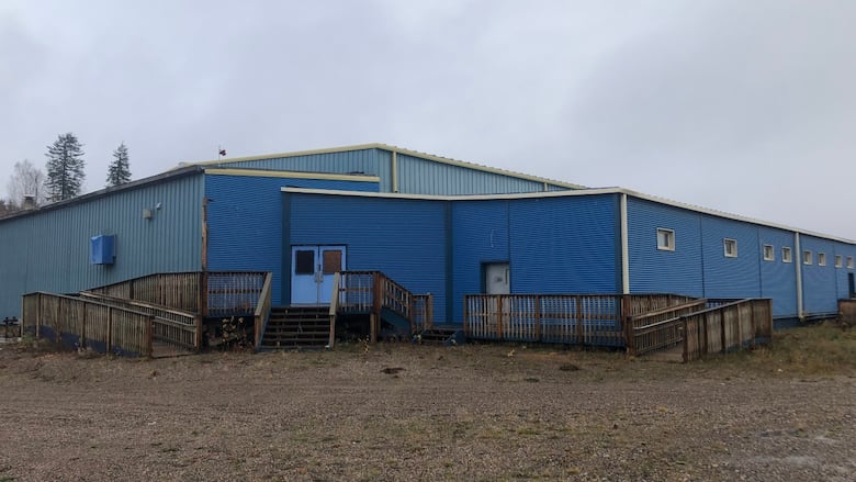 A building on a grey day.