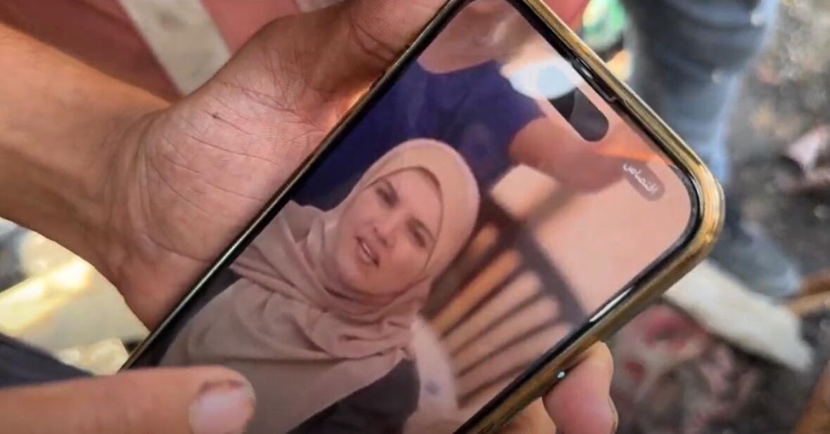 An online video showed him burning alive after Israeli airstrike. His