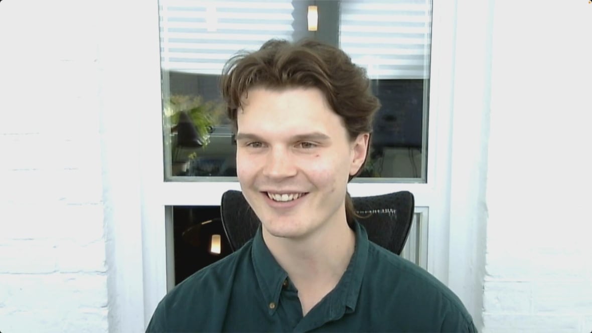 Man sitting in office
