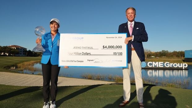 Thailand's Thitikul wins CME Group championship and biggest payout in women's golf history
